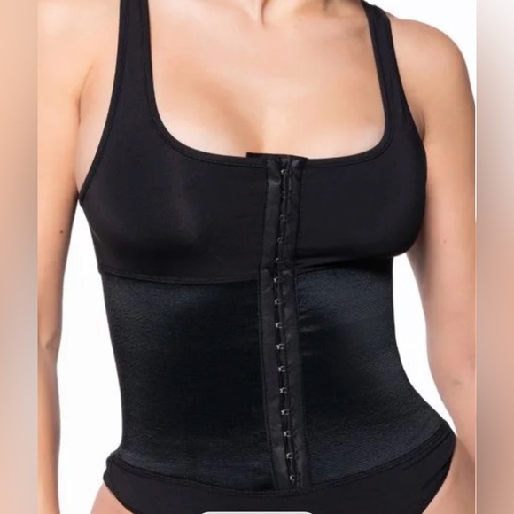 Snatched Corset Detail Tank Bodysuit - Picture 2 of 8